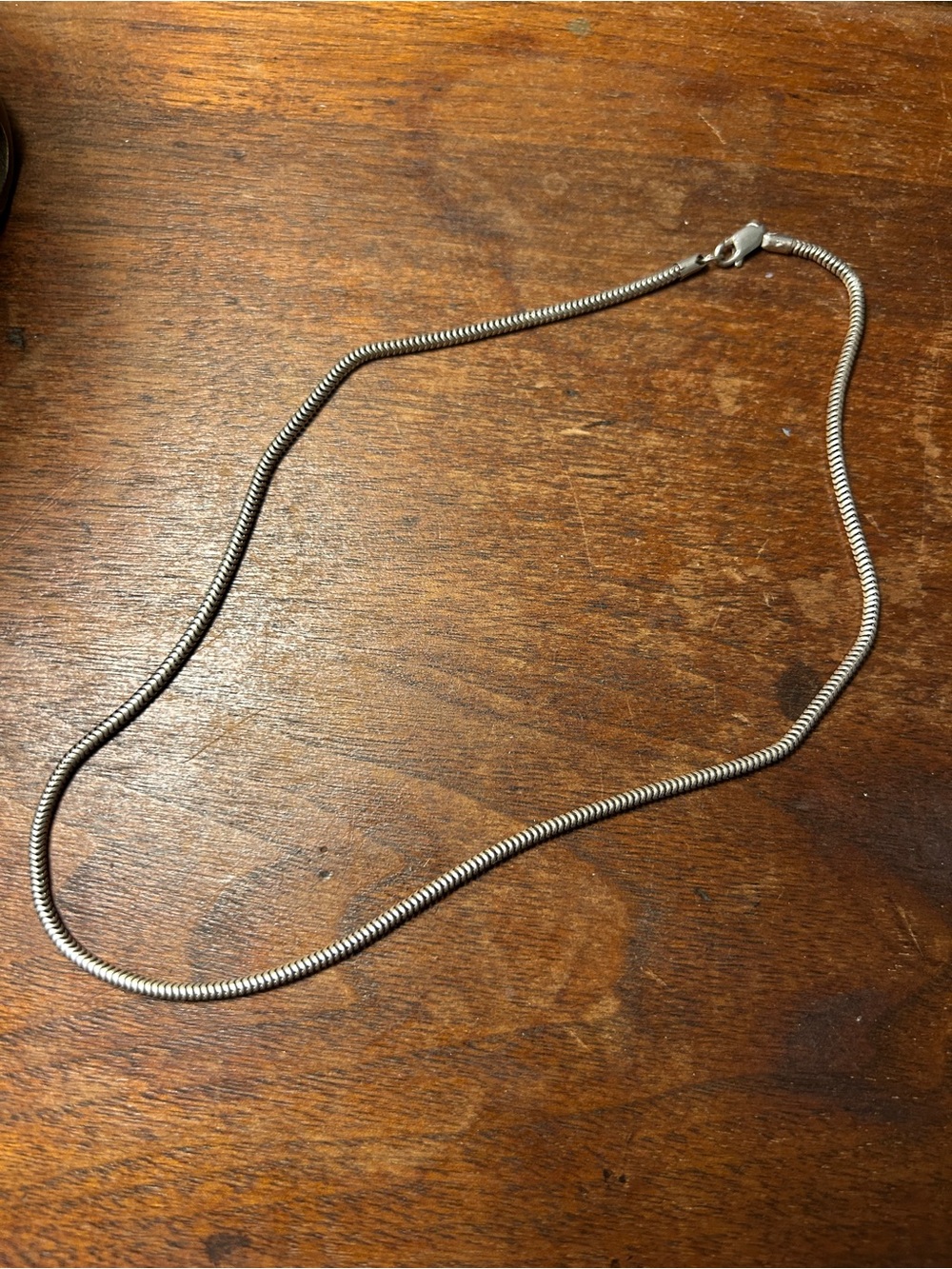 Sterling Silver Snake Chain Necklace